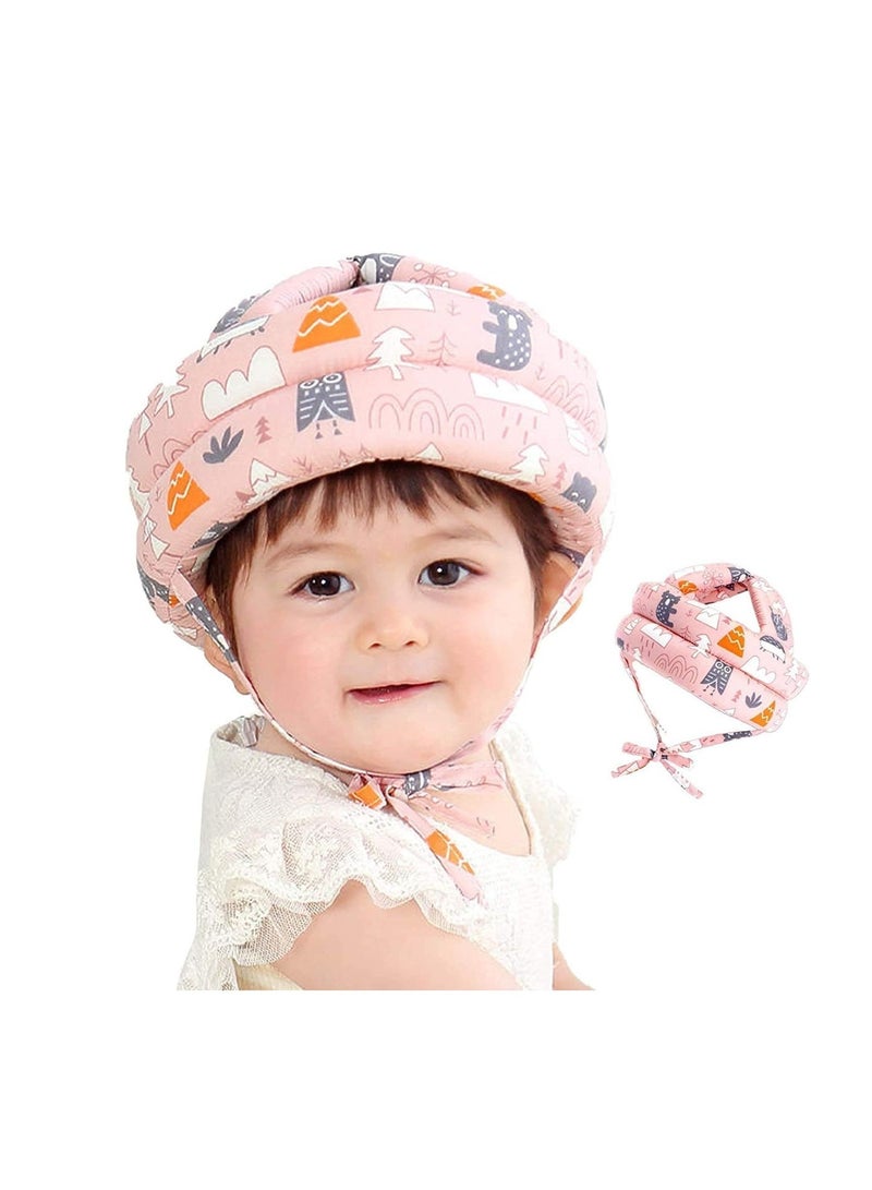 Toddler Walking Helmet Head Protector for Baby Walking No Bumps Safety Head Protective Hat Head Cushion Cap Breathable Child Safety Helmet for Running Walking Crawling - Image 1